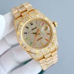 ROLEX 41MM Datejust II 3135 Automatic Movement Gold Replica Watch